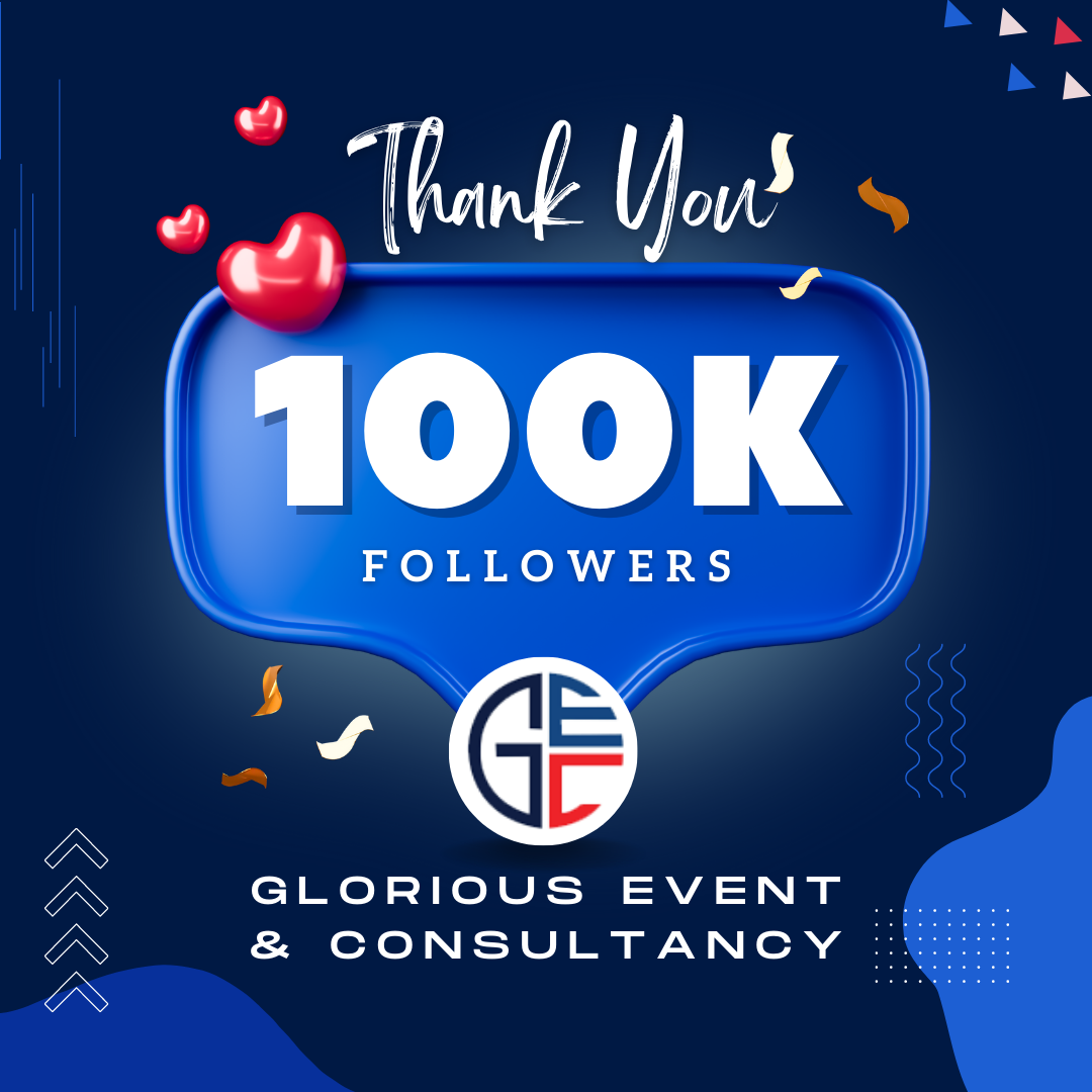 🥰Thank you 1,00,000 Followers. Glorious Event & Consultancy এক লক্ষ ফলোয়ার এর ভালোবাসা আমাদের অনুপ্রাণিত করে আমাদের কাজের অগ্রগতি বৃদ্ধি করতে। আপনাদের ভালোবাসায় আমরা আপনাদের প্রতি কৃতজ্ঞ। বিদেশে উচ্চ শিক্ষা ও মাল্টিপল ভিসা প্রসেসিং এর জন্য সরাসরি যোগাযোগ করুন আমাদের সাথে।