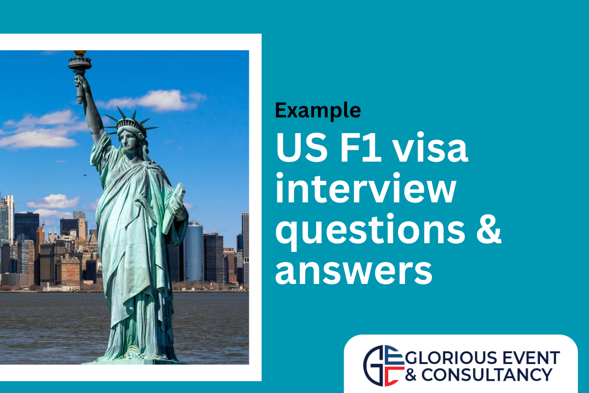 USA F1 visa interview questions and answers