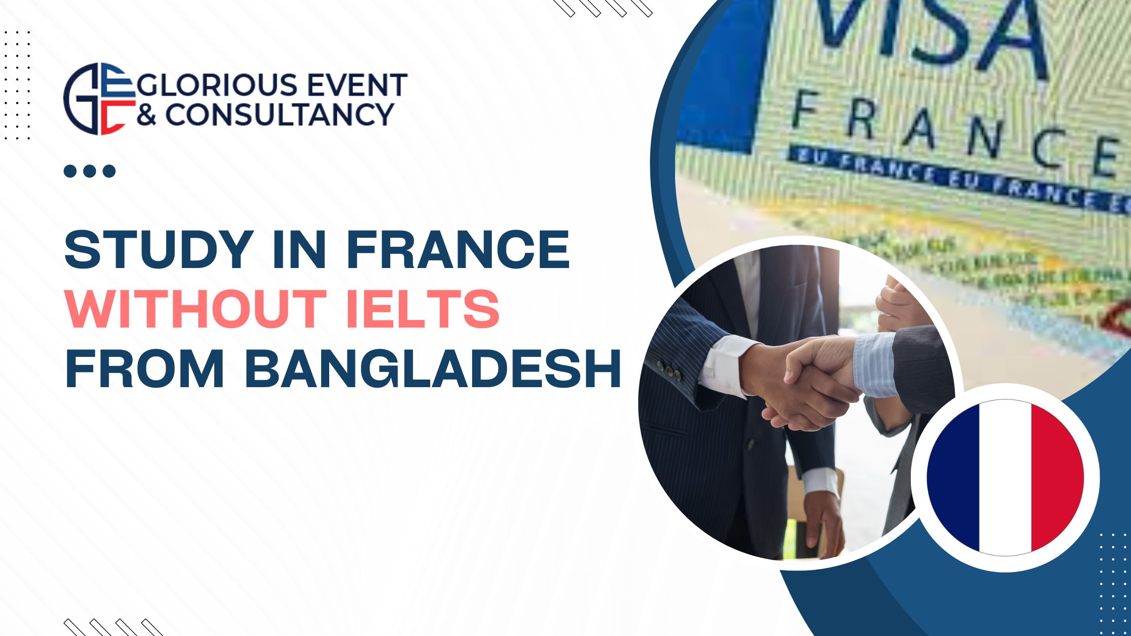 Study in France without IELTS from Bangladesh